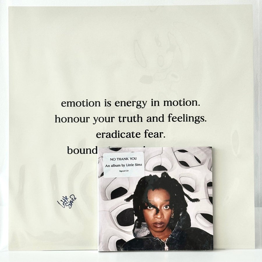 Little Simz - NO THANK YOU CD + Signerat Print | Köp på Tradera