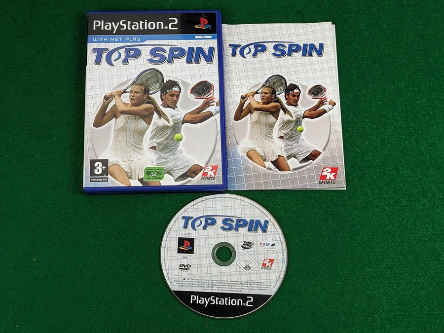 TOP SPIN PS2 K p fr n ClassicGames p Tradera 613496152