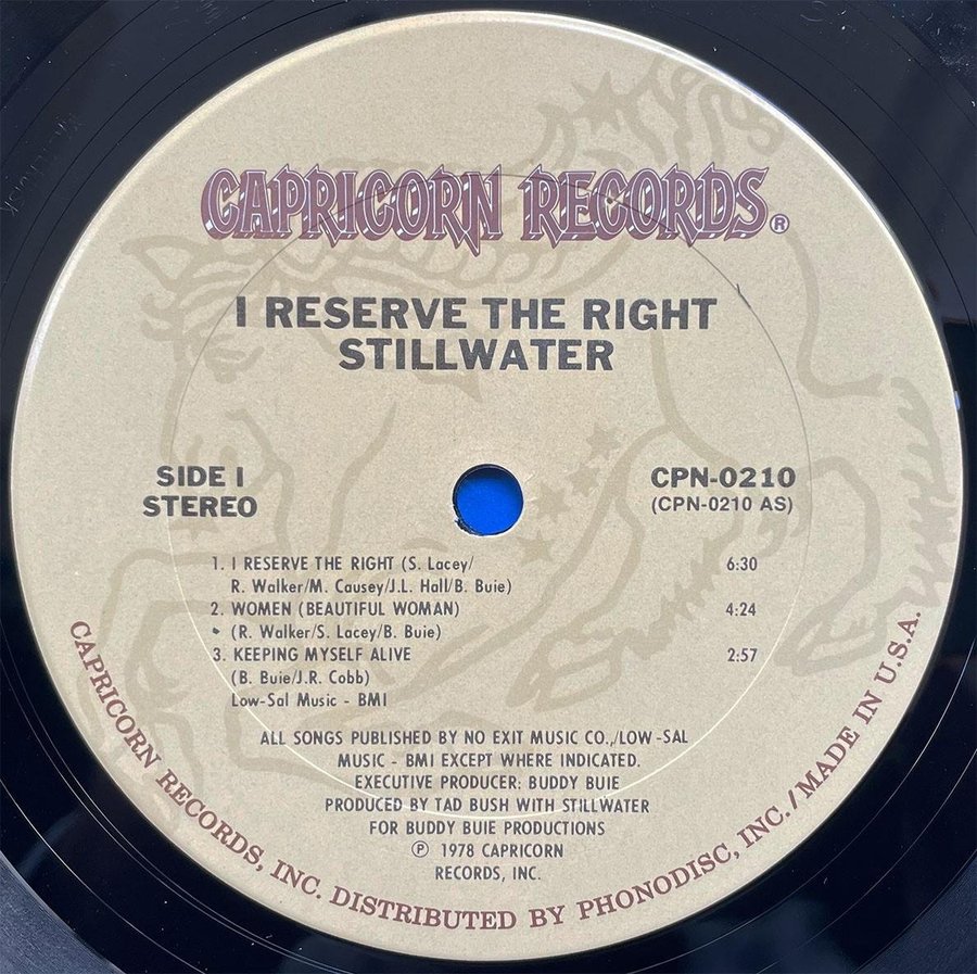 STILLWATER 'I Reserve The Right!' 1978 US vinyl.. Köp på Tradera (580407979)