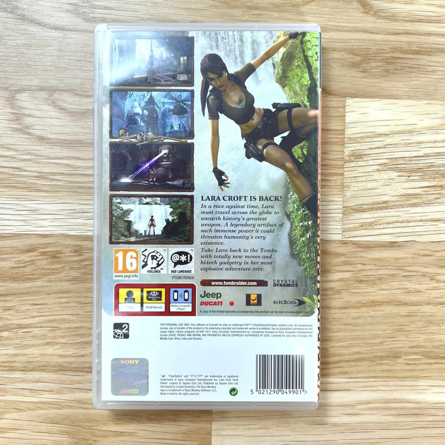 LARA CROFT TOMB RAIDER LEGEND SONY PSP EDITION ESSENTIALS PAL