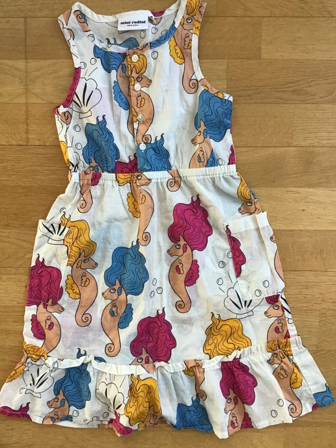 mini rodini seahorse dress Mini Rodini Seahorse Dress 80/86 (12-18 Months) Second Snuggle Preloved