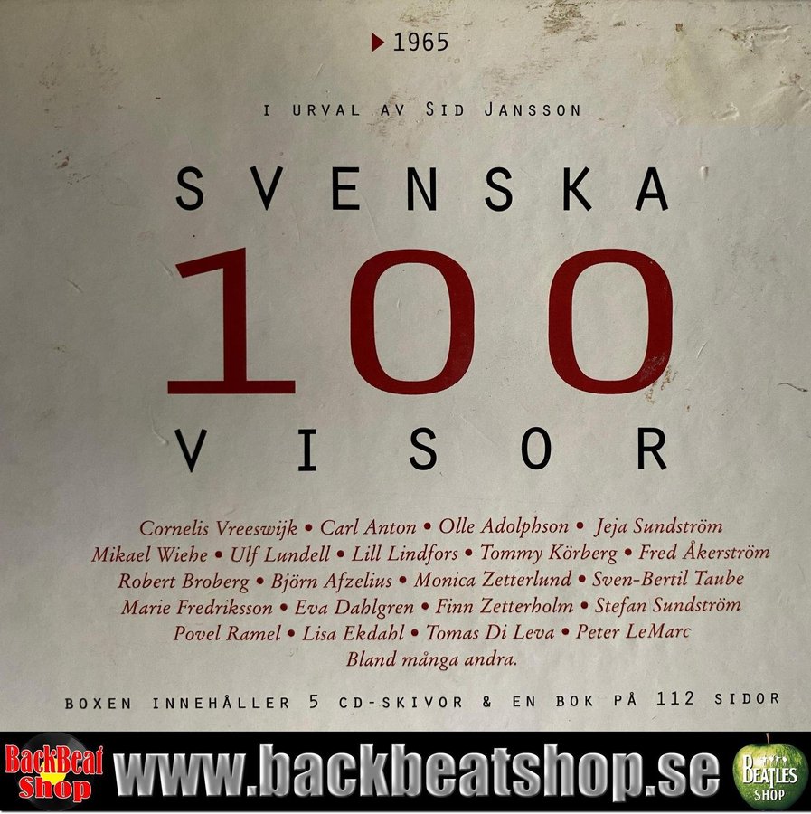 VARIOUS 100 SVENSKA VISOR 1965.. Köp från backbeat på Tradera
