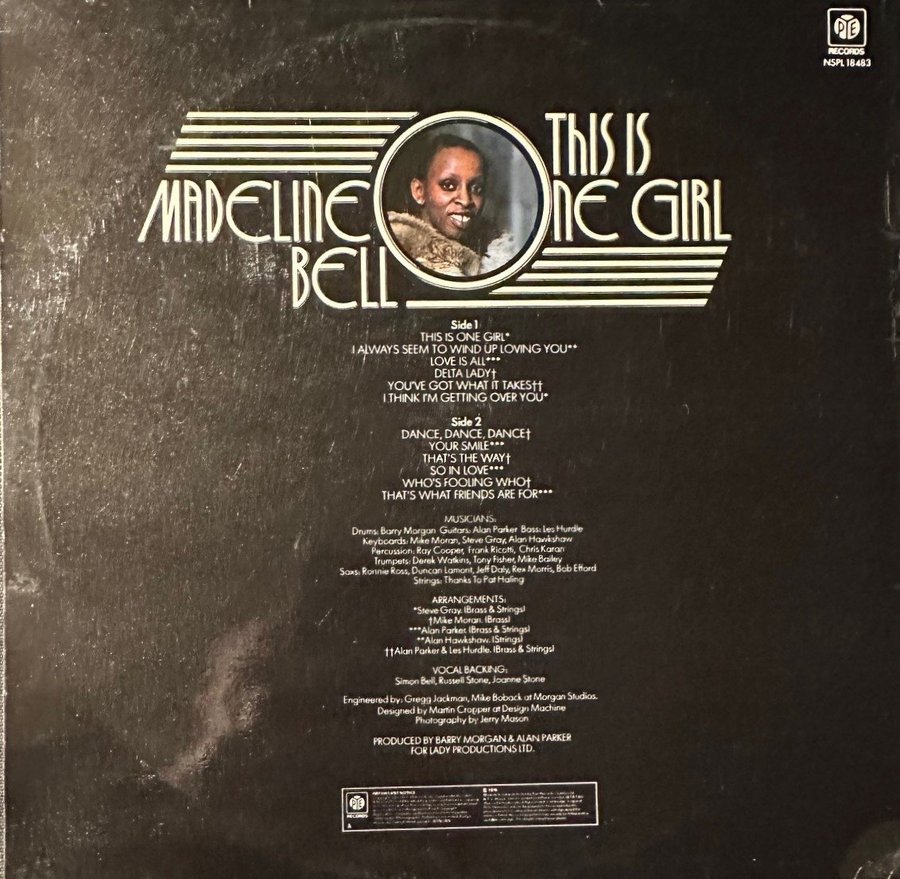 Madeline Bell ?– This Is One Girl, vinyl LP skiva | Köp på Tradera