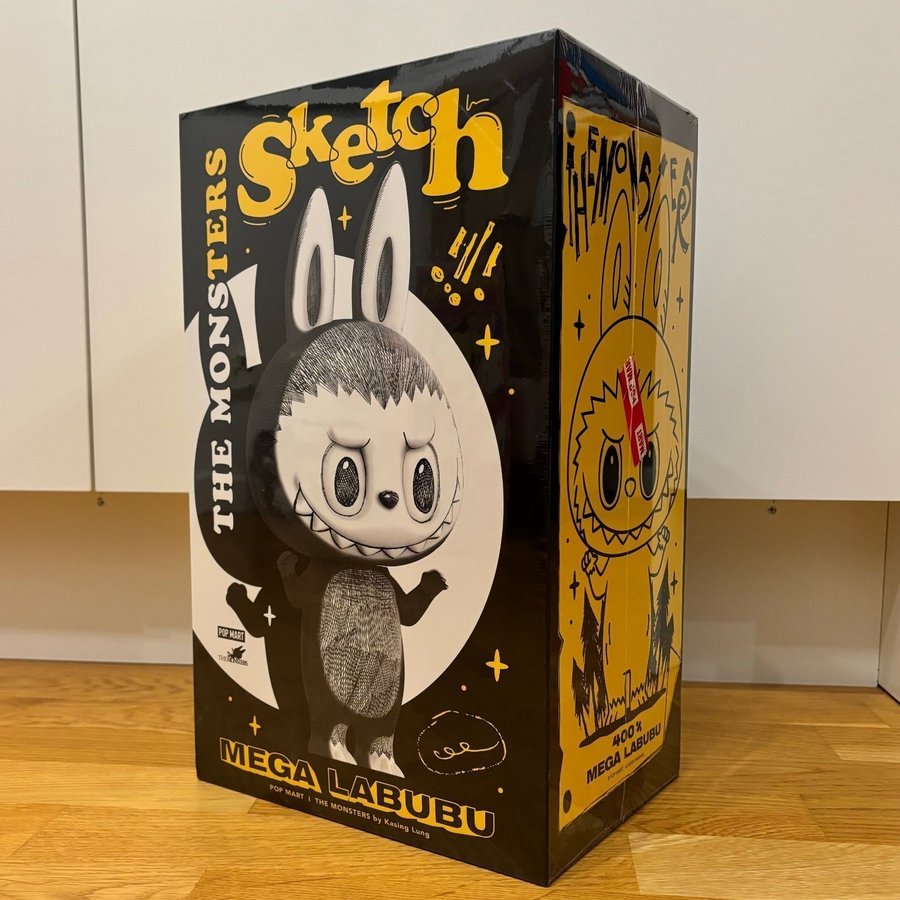 新品】POP MART MEGA LABUBU Sketch【未開封】（MEGA LABUBU 400 