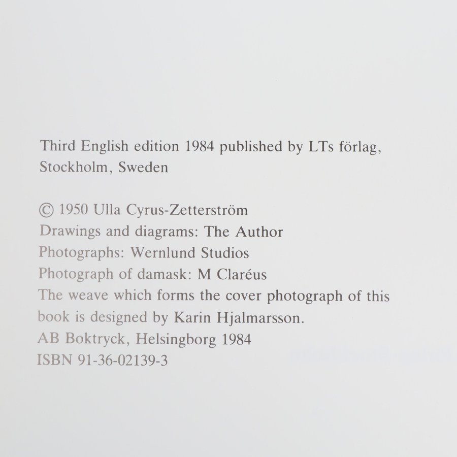 Se produkter som liknar Manual of Swedish Handweaving.. på Tradera