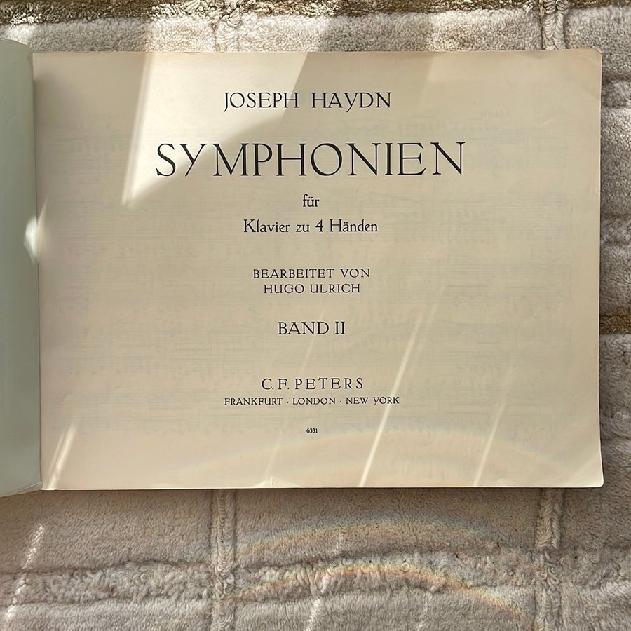 HAYDN/ TORIOS  Ⅱ EDTION PETERS Haydn: Duos For 2 Violins - Opus 99 [Edition Peters No. 3303