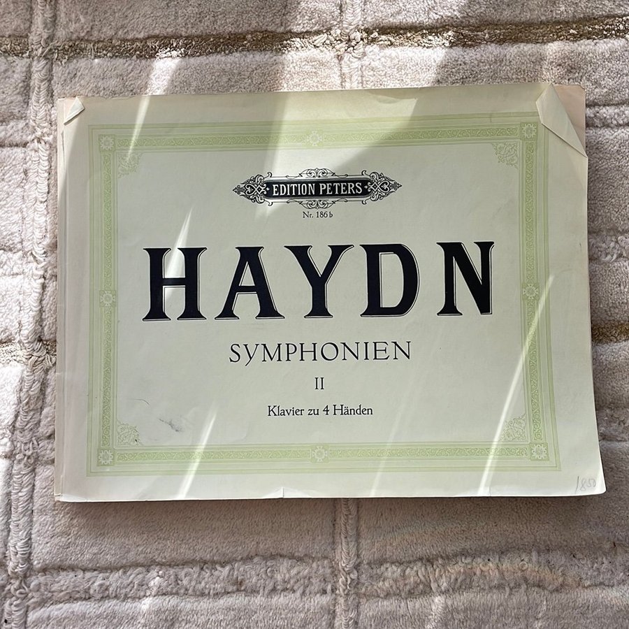 HAYDN/ TORIOS Ⅱ EDTION PETERS Haydn Symphonien II - Edition Peters | Köp på Tradera