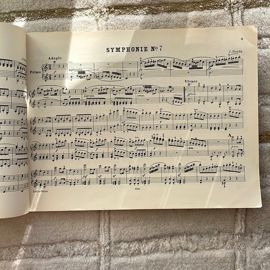 HAYDN/ TORIOS  Ⅱ EDTION PETERS Haydn Symphonien II - Edition Peters | Köp på Tradera