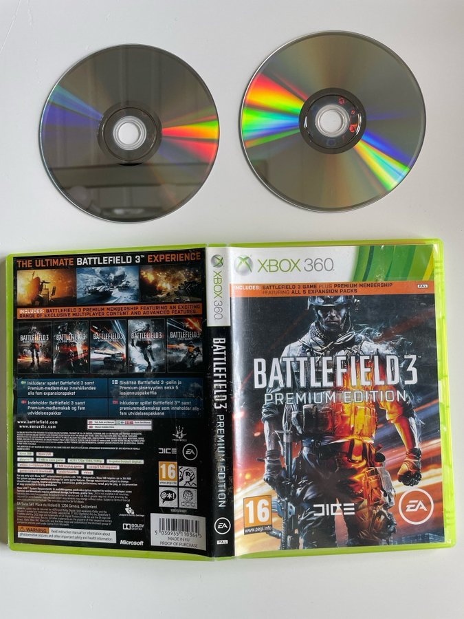 Battlefield 3 Premium Edition Sur Xbox 360 – Complet Et En Bon état