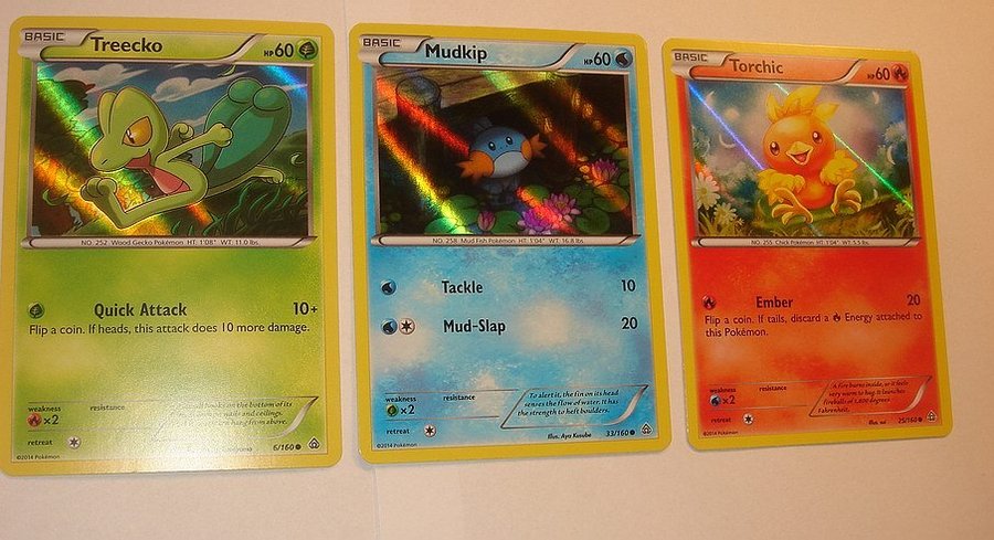 3 St Treecko Torchic Mm Holo Promo 33 160 25 Kop Fran Caprod2 Pa Tradera