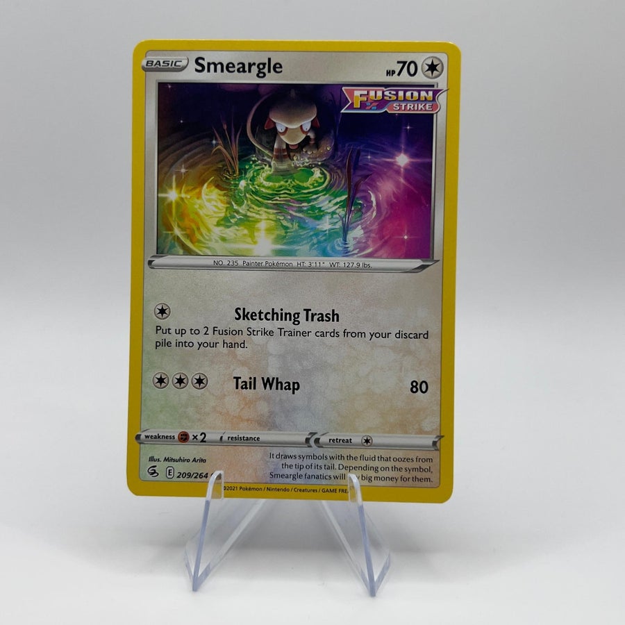 smeargle pokemon card fusion strike Smeargle 209/264