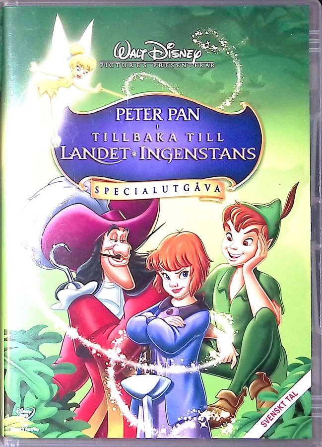Dvd Disney Peter Pan Tillbaka Till Ingenstans Sp