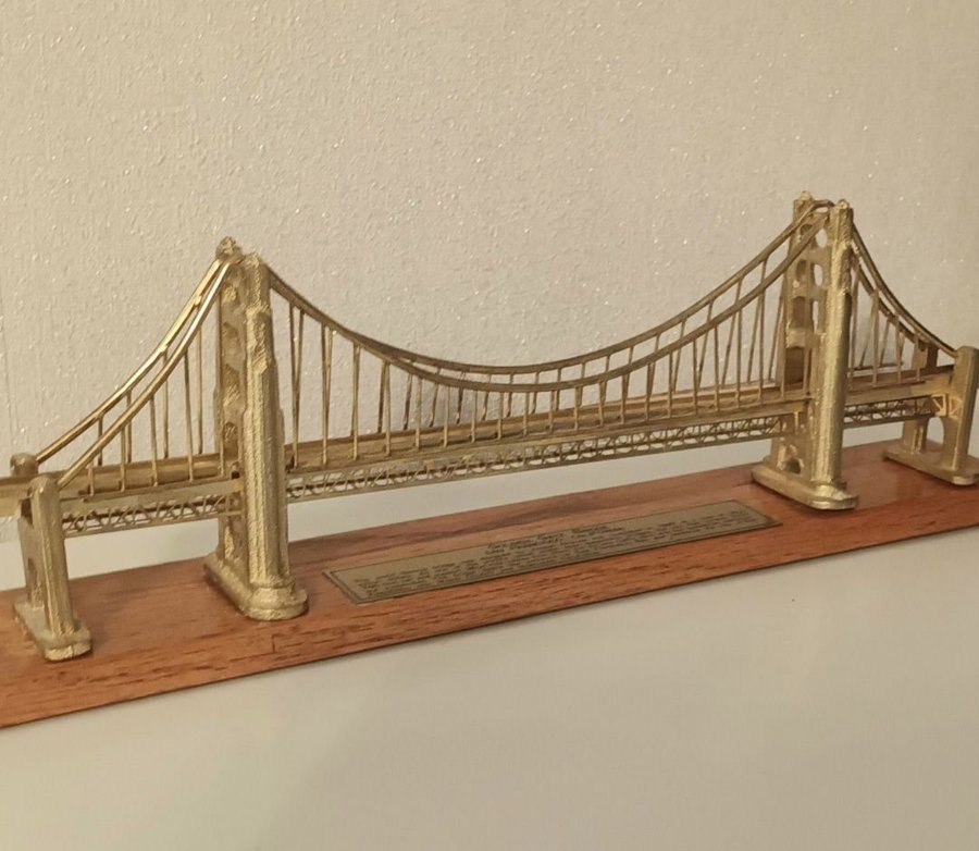 希少♪限定♪スターリングシルバー♪スリム♪GOLDEN GATE BRIGE♪-