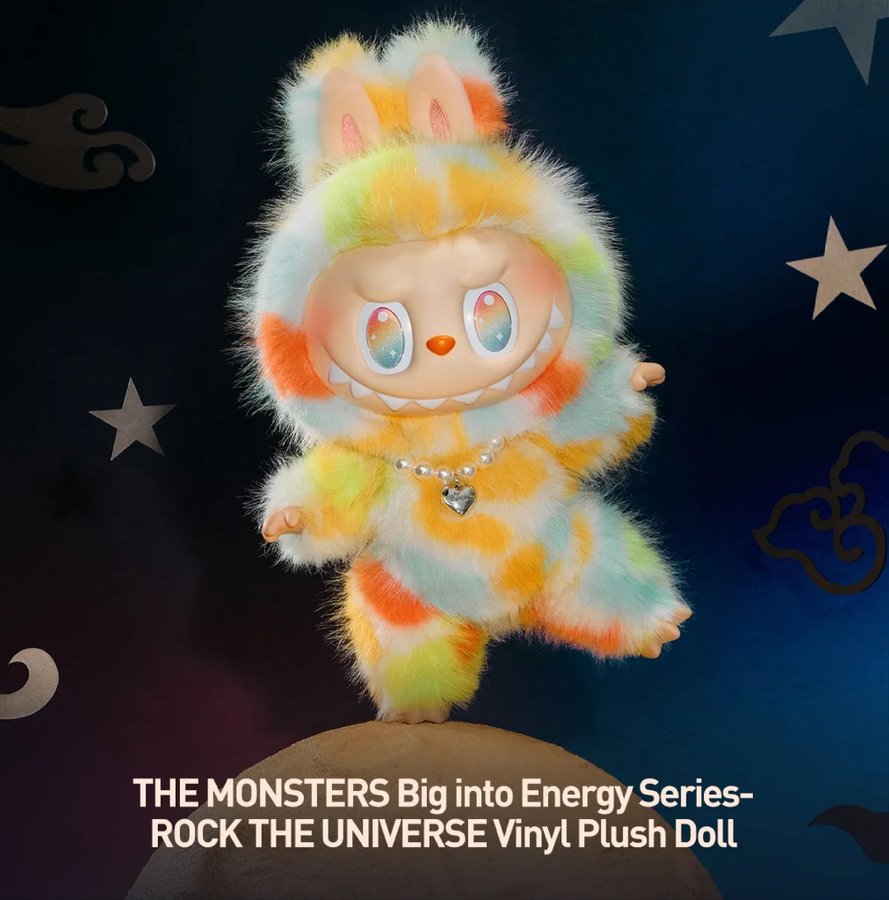 ラブブ LABUBU ROCK THE UNIVERSE 37cm Rock The Universe Vinyl Plush Doll 