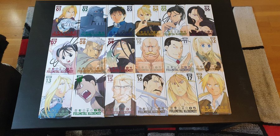 Fullmetal Alchemist Fullmetal Edition 1 18 Kom Kop Pa Tradera