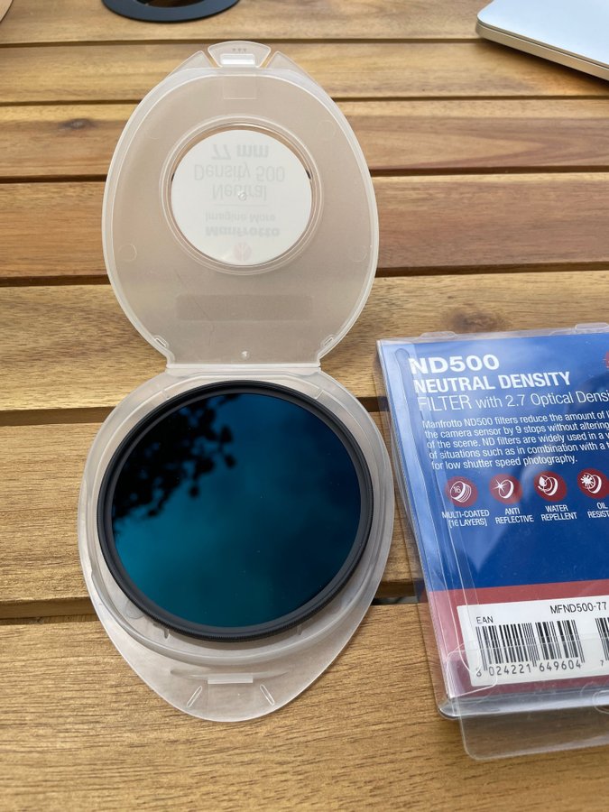 Manfrotto Nd500 Manfrotto Neutral Density ND 500-filter Med En
