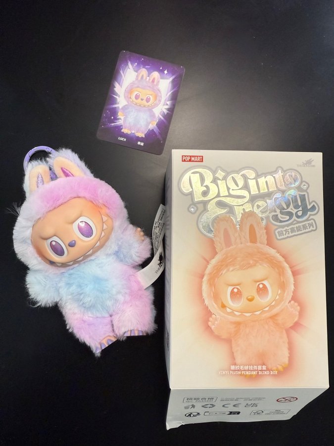 THE MONSTERS Big into Energy LUCK ラブブ Labubu The Monsters Big into Energy Series Vinyl Plush