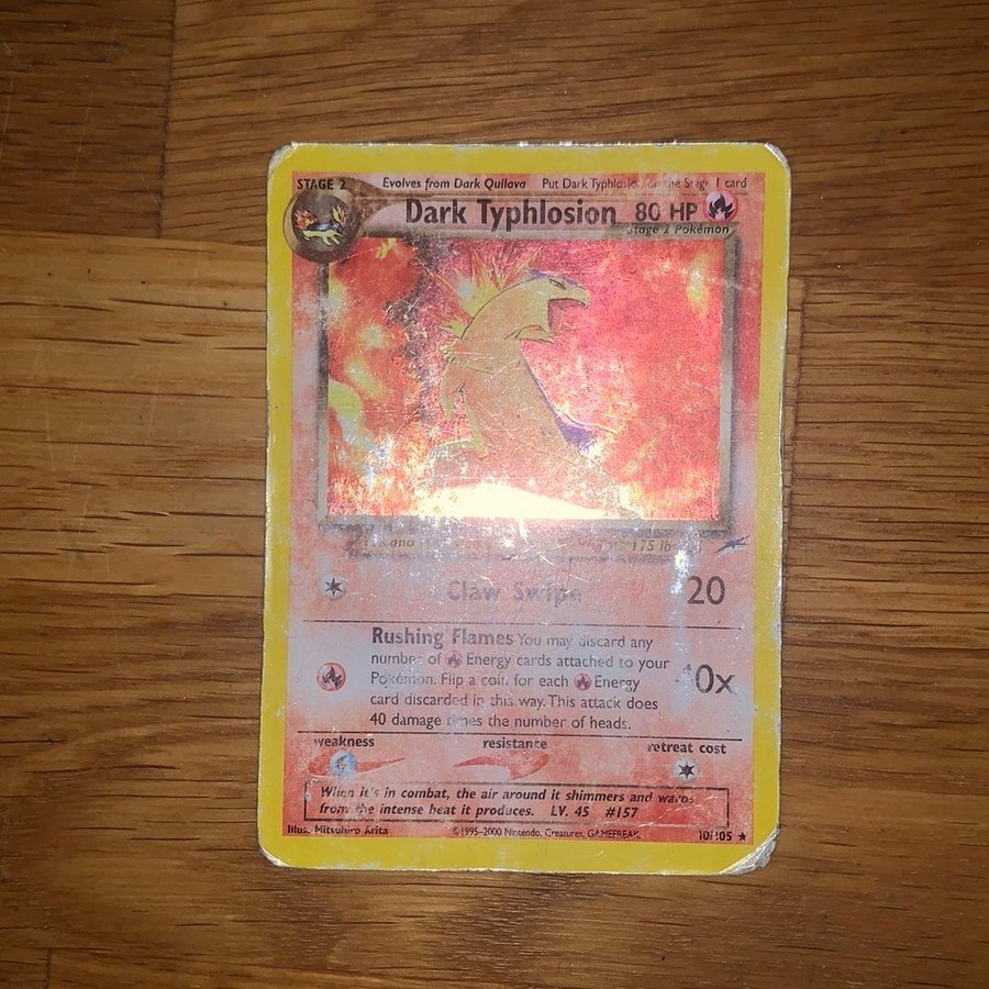 Se produkter som liknar Dark Typhlosion 10/105 Neo De.. p Tradera (727185502) Se produkter som liknar Dark Typhlosion 10/105 Neo De.. p Tradera (727185502)