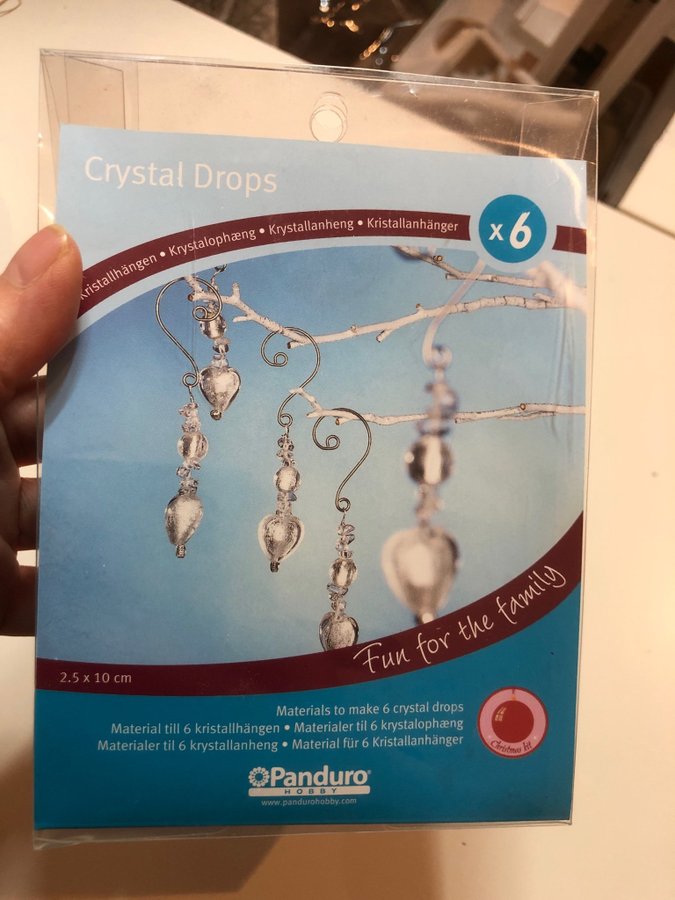 NYTT Pyssel crystal drops från panduro julpyssel Köp på Tradera