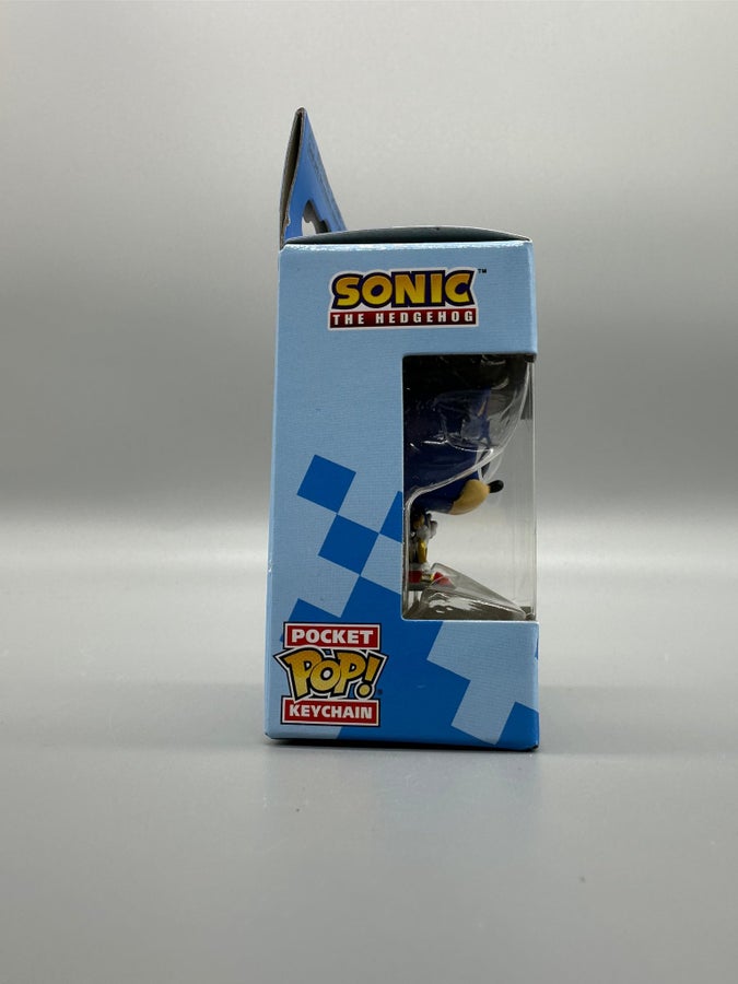Funko Pocket Pop! Keychain: Sonic The Hedgehog Mit Ring – Vinyl-Schlüsselanhänger, Ca. 11,8 Cm, Sammlerfigur