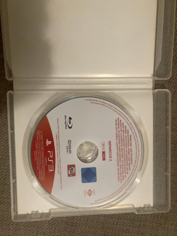 Infamous Promo Press - Sony PlayStation PS3 - PAL - Bon état