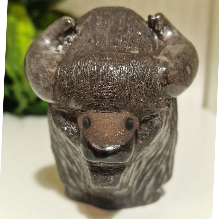 Fin skulptur /Bison/ Upsala Ekeby/ Göran Anders.. | Köp på Tradera