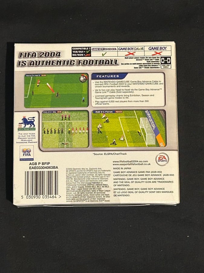 Fifa 2004 Gba Football Games FIFA Football 2004 Game Boy Advance