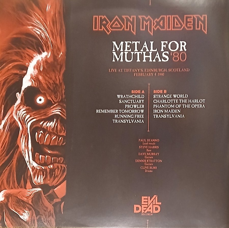 IRON MAIDEN - METAL FOR MUTHAS '80. LP | Köp på Tradera (713152690)
