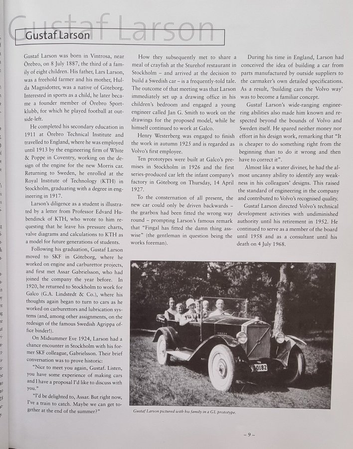 Volvo 75 Years 1927 - 2002 by Jean Christer Olsson & Henrik