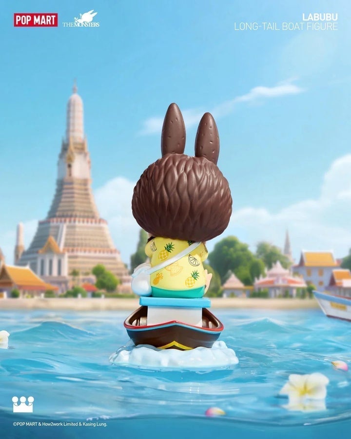 Pop Mart LABUBU Long-tail boat Figure Thailand .. | Köp på Tradera