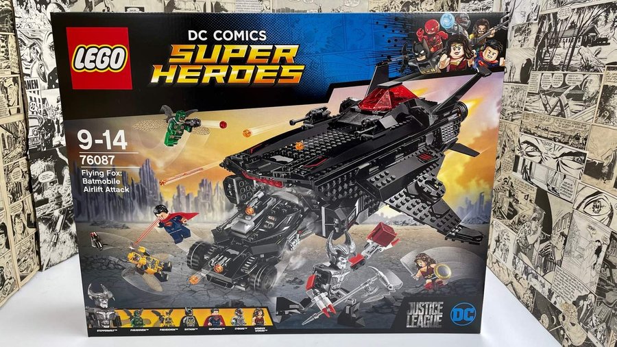 Lego dc comics super heroes best sale flying fox batmobile airlift attack
