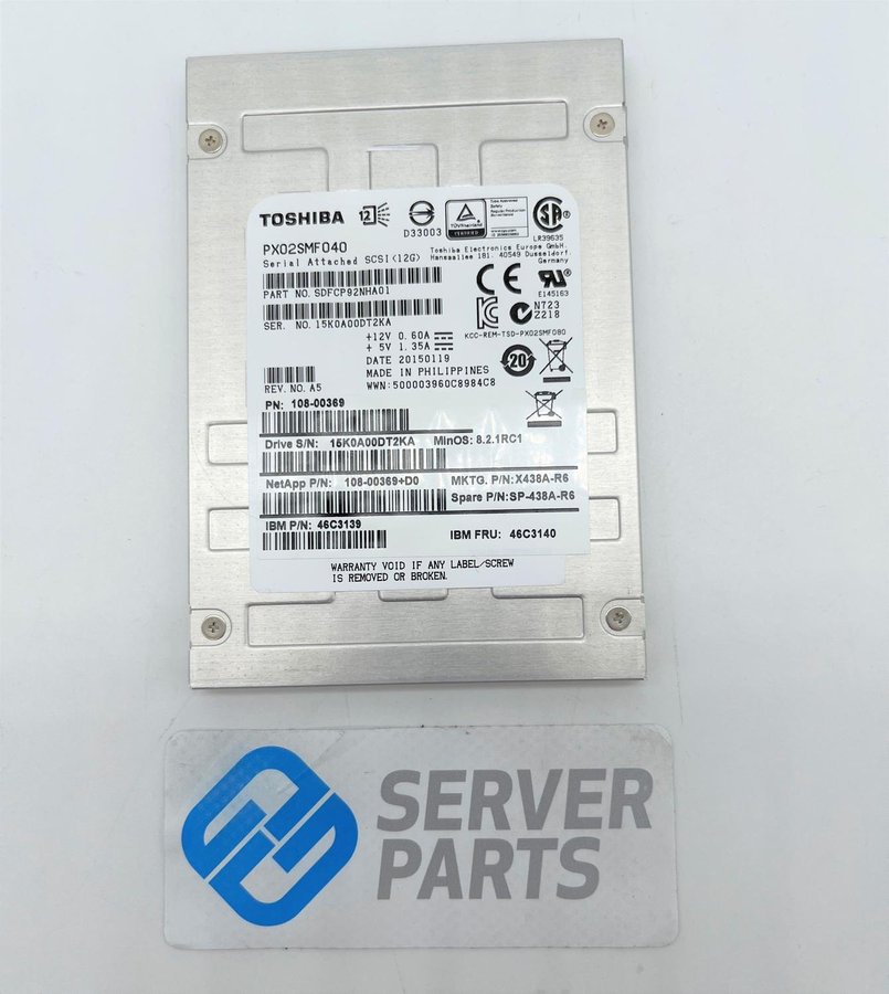 Toshiba PX02SMF040 400GB SA.. | Köp från GG-ServerParts på