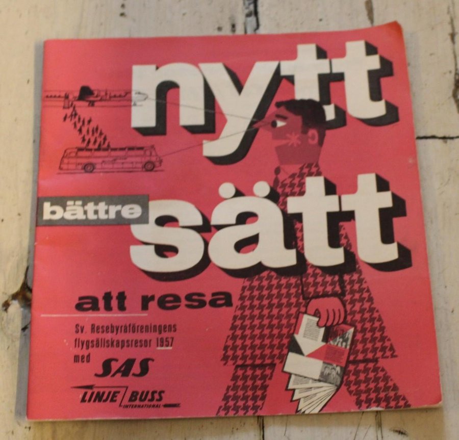 NYTT SÄTT ATT RESA. KATALOG. 1957. .. Köp från tsarix på Tradera