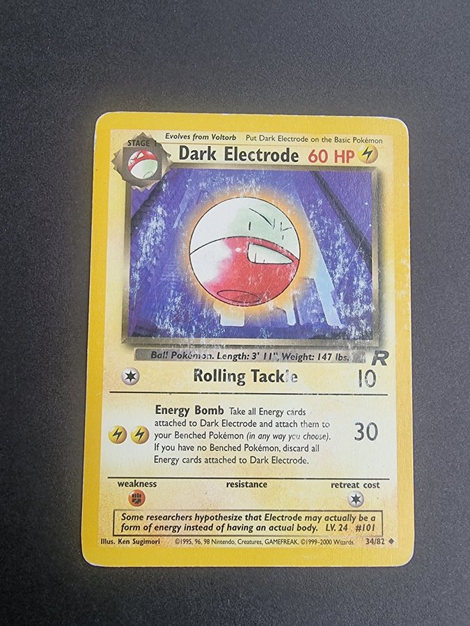 Dark Electrode 34/82 Team Rocket Pokemonkort | Kp p Tradera (727482360)