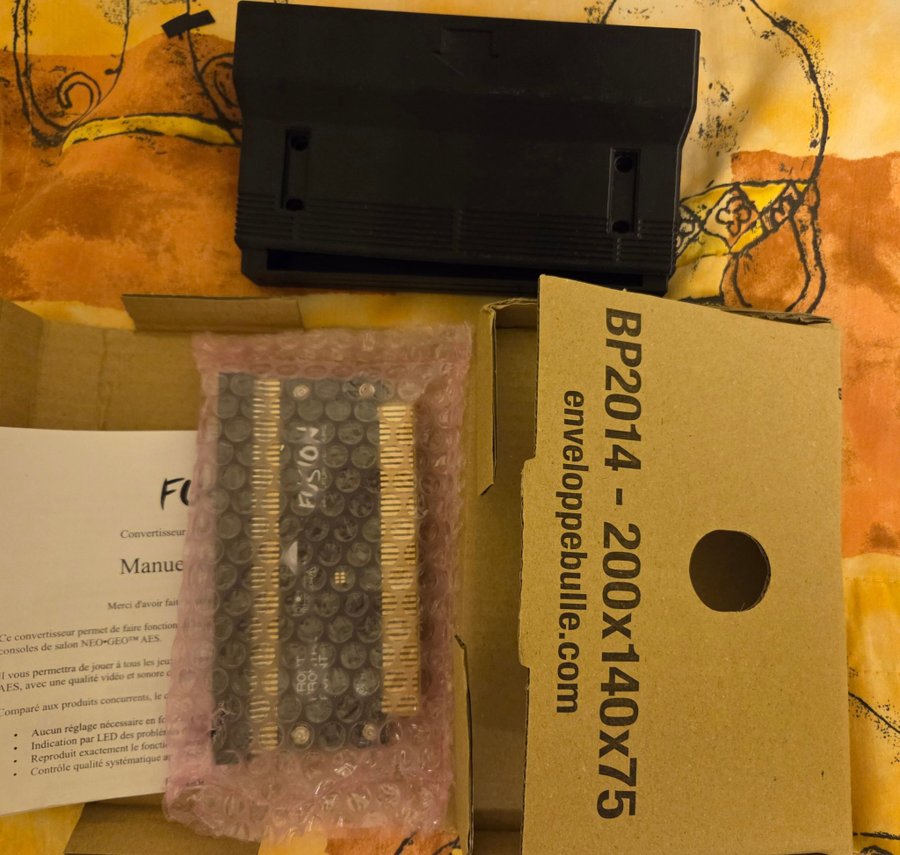 FUSION Converter Pour Neo Geo MVS Vers AES – Neuf, Par Furrtek