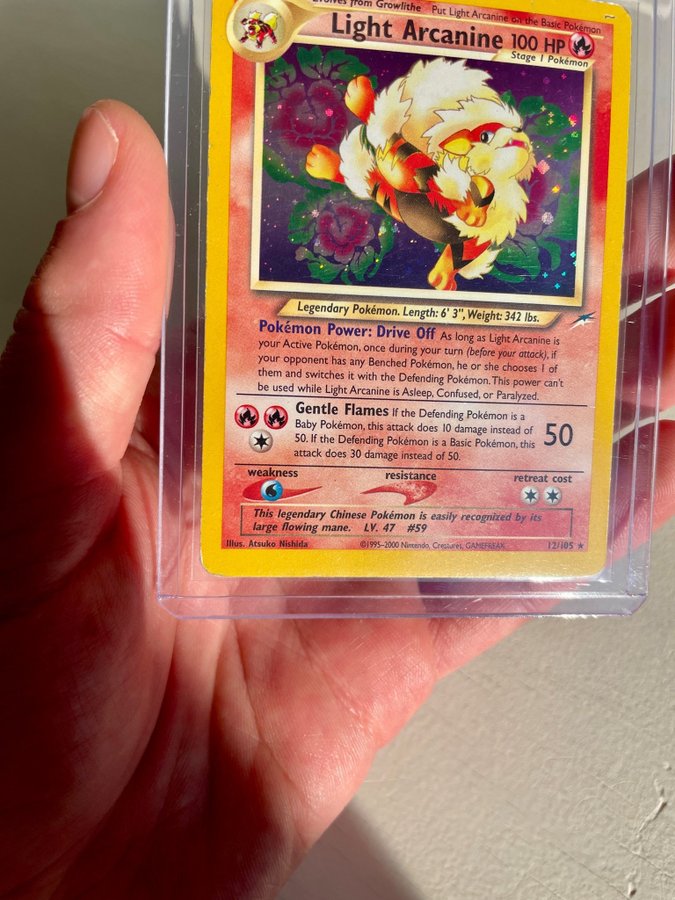 Se produkter som liknar Light Arcanine #12/105 - Holo.. p Tradera  (727285272)