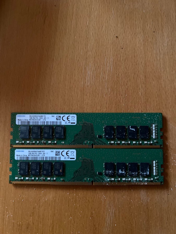 Samsung 16GB DDR4 2Rx8 PC4-2666V-UB1-11 RAM (2 .. | Köp på Tradera