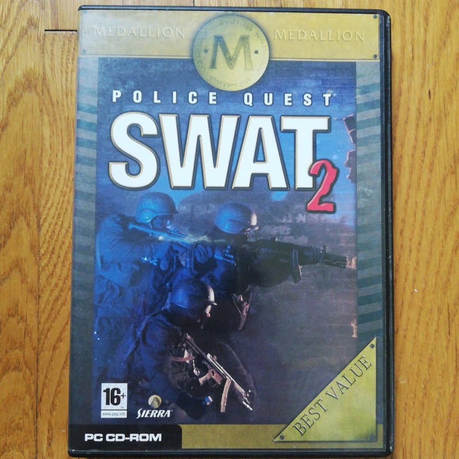 SWAT 2 Police Quest – Jeu PC CD-ROM, Bon état, Boîte Complète