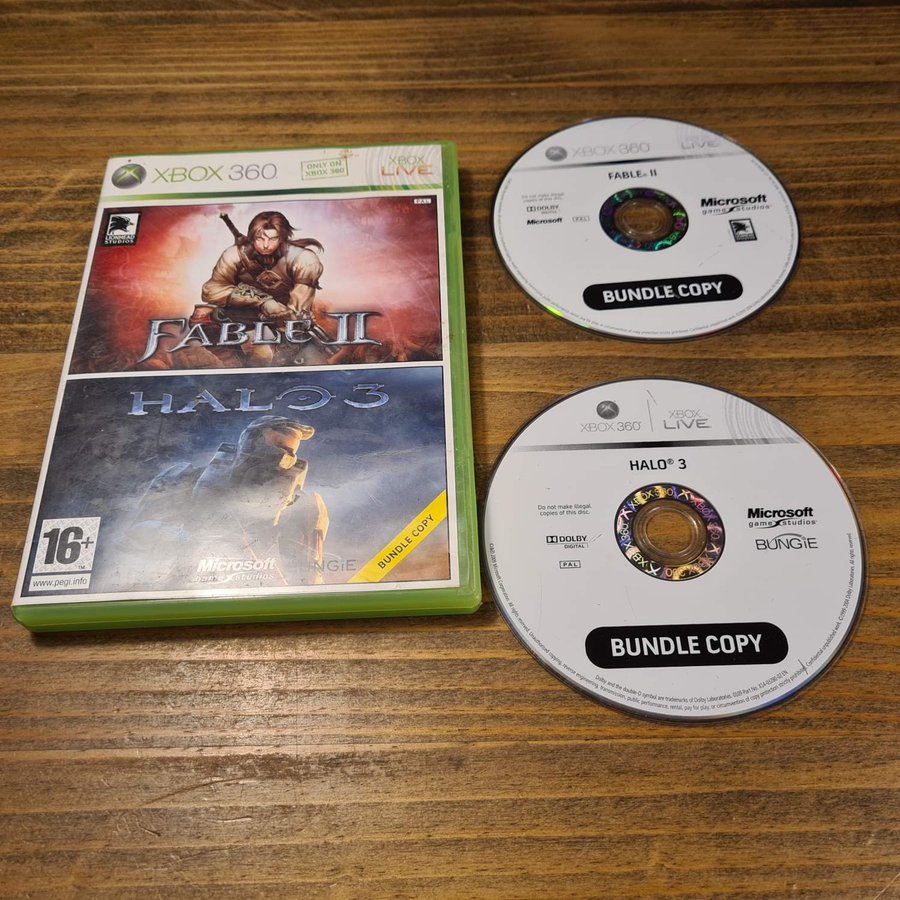 Fable II/Halo 3 - XBOX 360 Games