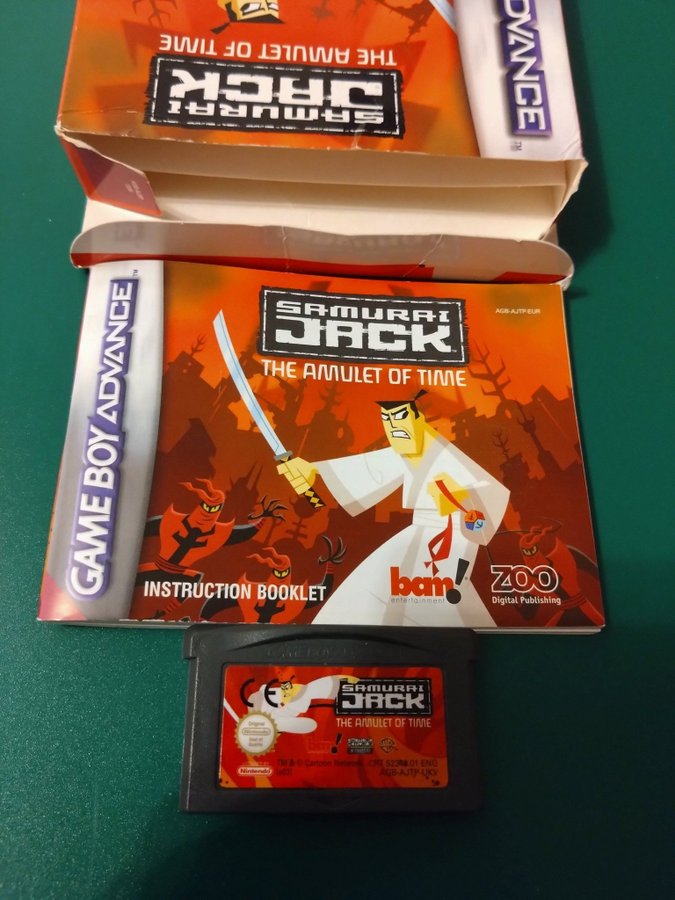 Samurai Jack The Amulet Of Time Gba Samurai Jack Gba Sales