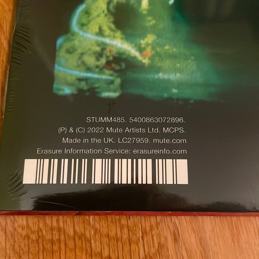 英LP Erasure Day-glo (Based On A True Story)(Green Neon Vinyl) STUMM485GREENVI Mute 未開封 /00260 Erasure - Day-Glo (Based On A True Story) - Limited