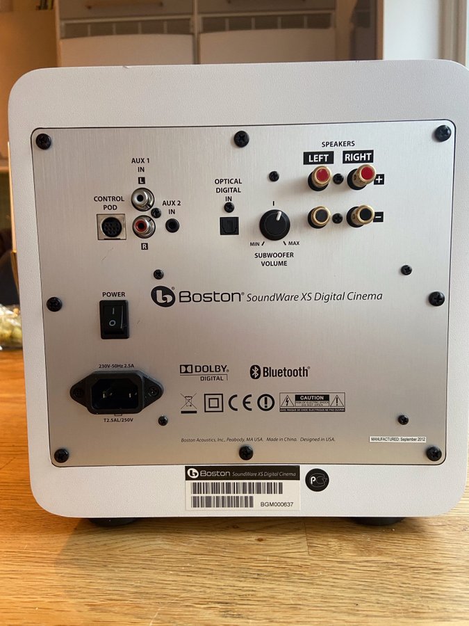 Boston SoundWare XS Digital Cinema Högtalarsystem Köp på Tradera
