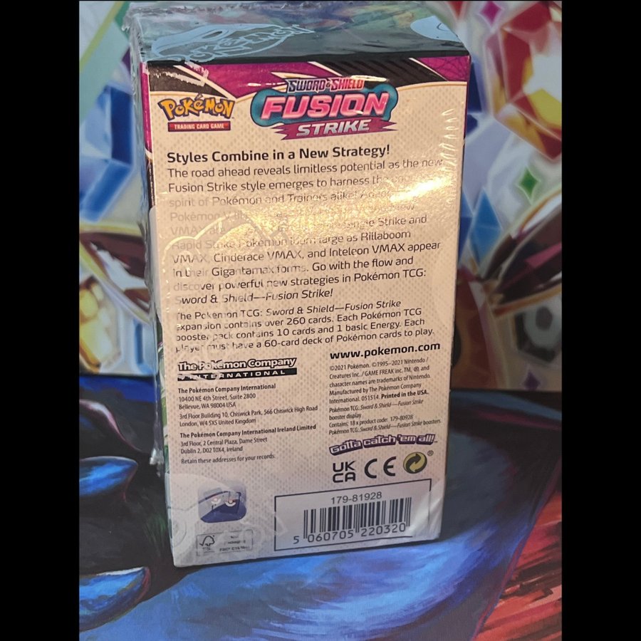 fusion strike half booster box Pokémon - Fusion Strike Half Booster Box Case (12x 18packs) (1st Print) main image 0