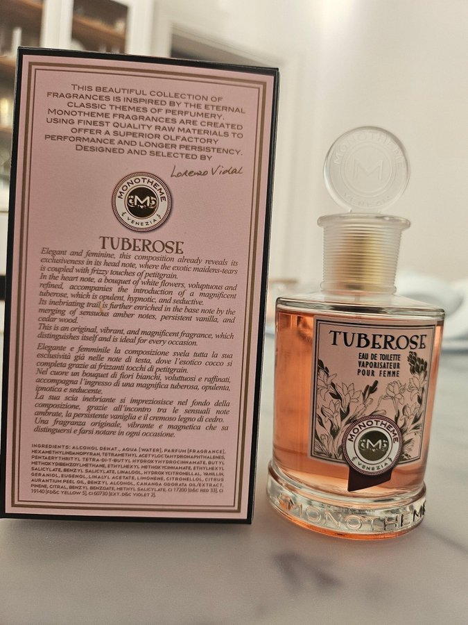 Tuberose Eau De Toilette Perfume Tuberose Monotheme Monotheme