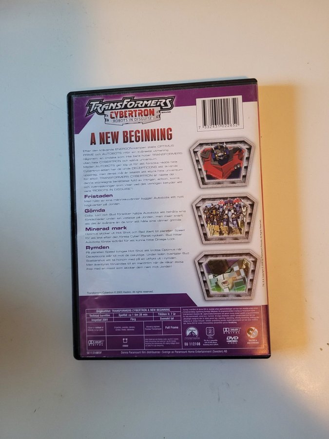 Transformers Cybertron (DVD) A New Beginning Köp på Tradera (606514696)