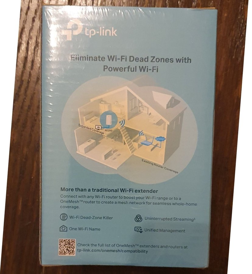 TPLink AC750 Mesh WiFi Extender RE200 Köp på Tradera (646166786)