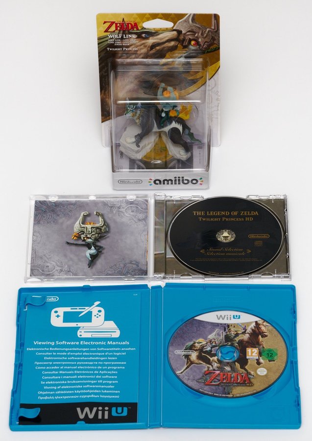 The Legend of Zelda Twilight Princess HD Big Box Amiibo Wii U UK PAL NEW SEALED