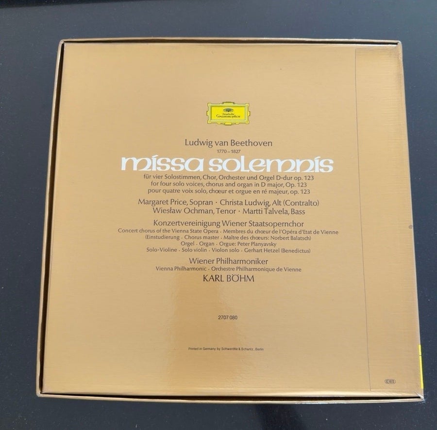 Ludwig van Beethoven – Missa Solemnis – Karl Bö.. | Köp på Tradera