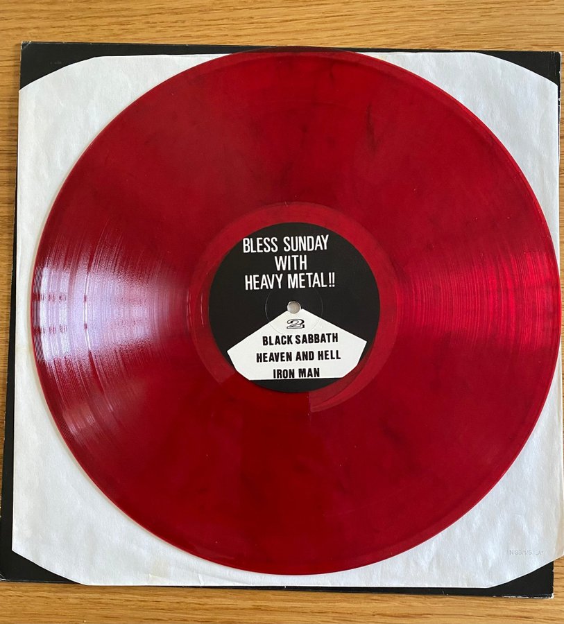 Black Sabbath - Nuclear Poisoner -Rare Röd Vinyl | Köp på Tradera