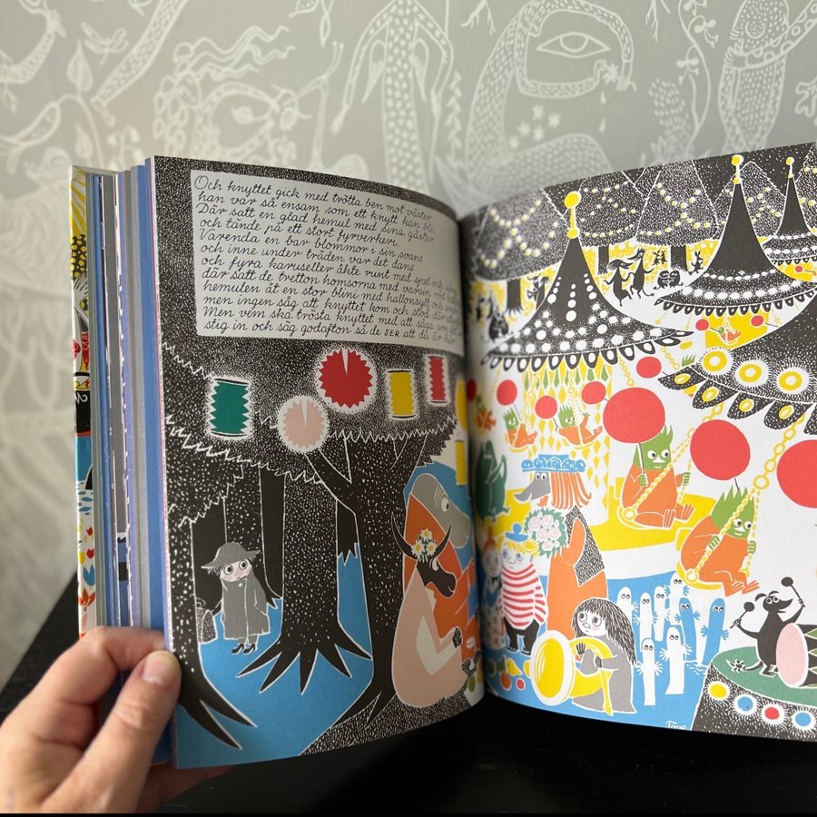 洋書 Stora Mumin boken / Tove Jansson The cover of the book T. Jansson about the Moomin, 1960 by